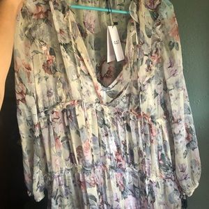 STUNNING O.P.T. Floral Midi Dress, Size L